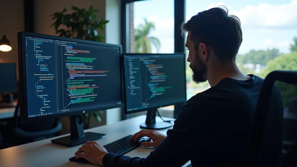 JavaScript Intersection Observer API voorbeeld code in code editor voor geavanceerde lazy loading