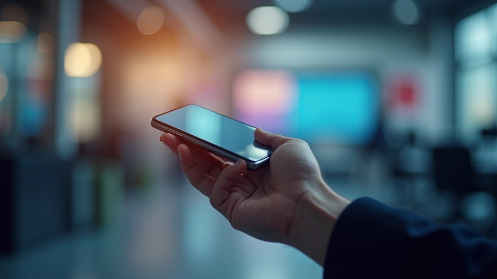 Smartphone toont AVIF formaat met verbeterde compressie en kleurkwaliteit op beeldscherm